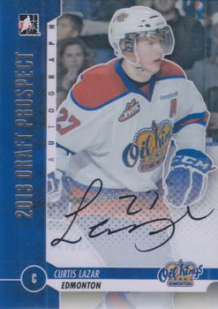 2012-13 In The Game Draft Prospects - Autographs Silver #A-CL2 Curtis Lazar Front