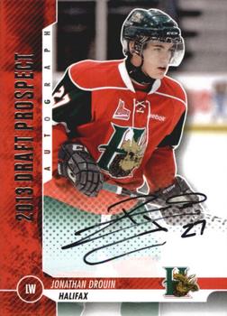 2012-13 In The Game Draft Prospects - Autographs Silver #A-JD Jonathan Drouin Front
