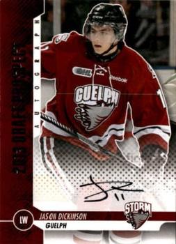 2012-13 In The Game Draft Prospects - Autographs Silver #A-JDI Jason Dickinson Front