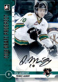 2012-13 In The Game Draft Prospects - Autographs Silver #A-JM2 Josh Morrissey Front
