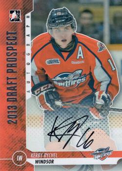 2012-13 In The Game Draft Prospects - Autographs Silver #A-KR Kerby Rychel Front