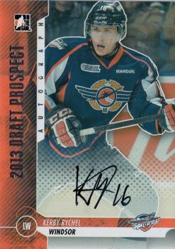 2012-13 In The Game Draft Prospects - Autographs Silver #A-KR2 Kerby Rychel Front