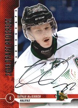 2012-13 In The Game Draft Prospects - Autographs Silver #A-NM2 Nathan MacKinnon Front