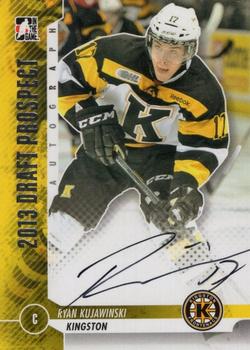 2012-13 In The Game Draft Prospects - Autographs Silver #A-RK Ryan Kujawinski Front