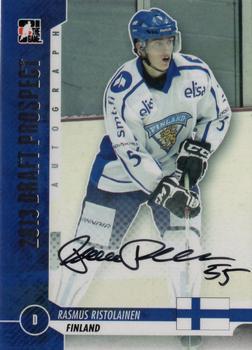 2012-13 In The Game Draft Prospects - Autographs Silver #A-RR Rasmus Ristolainen Front