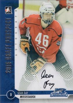 2012-13 In The Game Draft Prospects - Autographs Silver #A-SD Sean Day Front