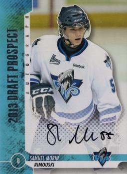 2012-13 In The Game Draft Prospects - Autographs Silver #A-SMO2 Samuel Morin Front
