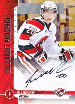 2012-13 In The Game Draft Prospects - Autographs Silver #A-SMON2 Sean Monahan Front