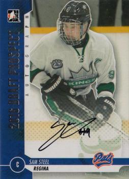 2012-13 In The Game Draft Prospects - Autographs Silver #A-SS Sam Steel Front