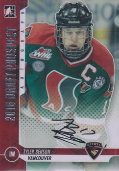 2012-13 In The Game Draft Prospects - Autographs Silver #A-TB2 Tyler Benson Front