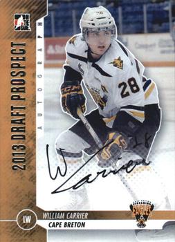 2012-13 In The Game Draft Prospects - Autographs Silver #A-WC2 William Carrier Front