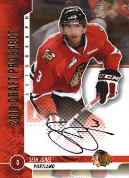 2012-13 In The Game Draft Prospects - Autographs Gold #A-SJ2 Seth Jones Front