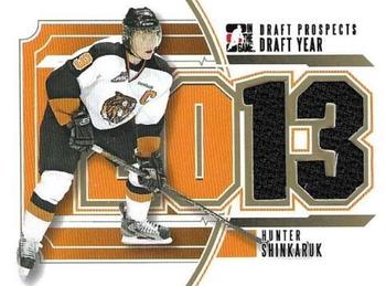 2012-13 In The Game Draft Prospects - Draft Year Gold #DY-04 Hunter Shinkaruk Front