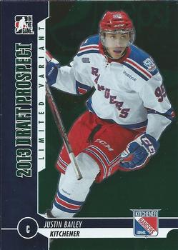 2012-13 In The Game Draft Prospects - Emerald #23 Justin Bailey Front