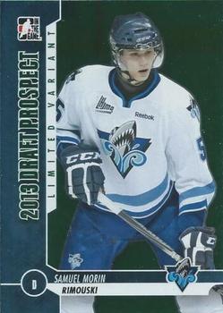 2012-13 In The Game Draft Prospects - Emerald #38 Samuel Morin Front
