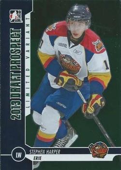 2012-13 In The Game Draft Prospects - Emerald #44 Stephen Harper Front