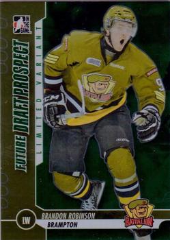 2012-13 In The Game Draft Prospects - Emerald #64 Brandon Robinson Front