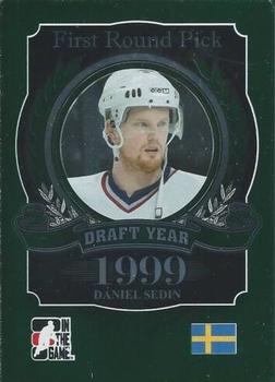 2012-13 In The Game Draft Prospects - Emerald #98 Daniel Sedin Front