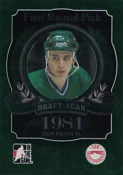 2012-13 In The Game Draft Prospects - Emerald #138 Ron Francis Front