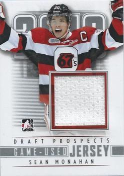 2012-13 In The Game Draft Prospects - Game-Used Jerseys Silver #M-28 Sean Monahan Front
