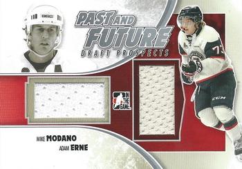 2012-13 In The Game Draft Prospects - Past and Future Silver #PF-07 Mike Modano/Adam Erne Front