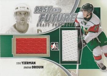 2012-13 In The Game Draft Prospects - Past and Future Silver #PF-11 Steve Yzerman/Jonathan Drouin Front