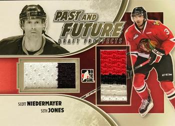 2012-13 In The Game Draft Prospects - Past and Future Gold #PF-10 Scott Niedermayer/Seth Jones Front