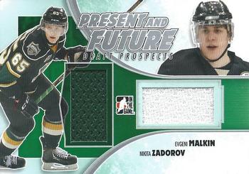 2012-13 In The Game Draft Prospects - Present and Future Silver #PAF-04 Evgeni Malkin/Nikita Zadorov Front
