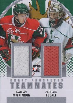 2012-13 In The Game Draft Prospects - Teammates Silver #TM-04 Nathan MacKinnon / Zachary Fucale Front