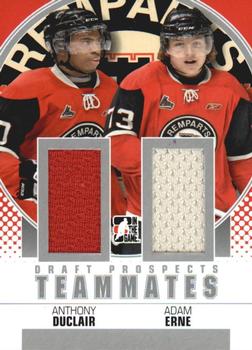 2012-13 In The Game Draft Prospects - Teammates Silver #TM-09 Anthony Duclair / Adam Erne Front