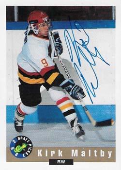 1992 Classic Draft Picks - Autographs #NNO Kirk Maltby Front