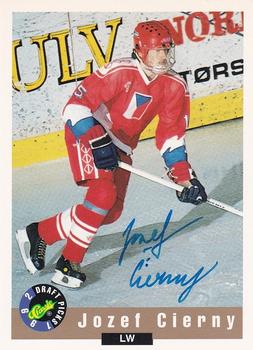 1992 Classic Draft Picks - Autographs #NNO Jozef Cierny Front