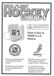 2003-04 Panini Stickers #61 Panthers Game Moment Back
