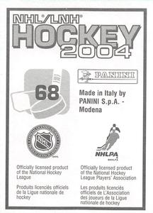 2003-04 Panini Stickers #68 Michael Ryder Back