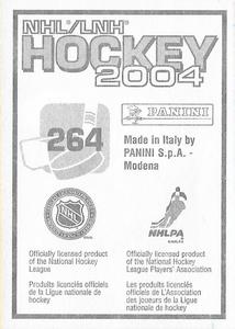 2003-04 Panini Stickers #264 Jason Arnott Back