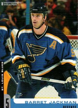2005-06 Wehrenberg Theaters St. Louis Blues SGA #NNO Barret Jackman Front