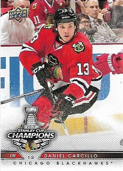 2013 Upper Deck Stanley Cup Champions Box Set #5 Daniel Carcillo Front