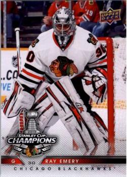 2013 Upper Deck Stanley Cup Champions Box Set #7 Ray Emery Front