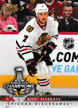 2013 Upper Deck Stanley Cup Champions Box Set #20 Brent Seabrook Front