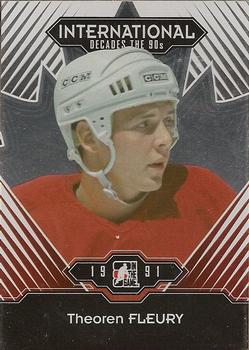 2013-14 In The Game Decades 1990s #23 Theoren Fleury Front