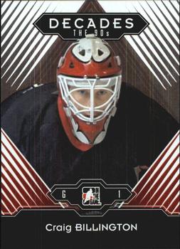 2013-14 In The Game Decades 1990s #43 Craig Billington Front