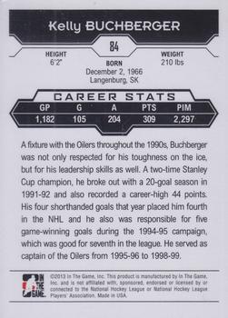 2013-14 In The Game Decades 1990s #84 Kelly Buchberger Back