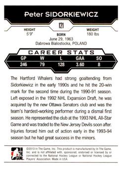 2013-14 In The Game Decades 1990s #121 Peter Sidorkiewicz Back