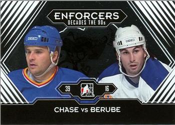 2013-14 In The Game Decades 1990s #184 Kelly Chase / Craig Berube Front