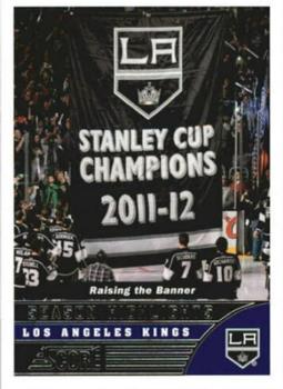 2013-14 Score - Red Back #581 Los Angeles Kings Front