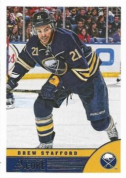 2013-14 Score - Red Back #41 Drew Stafford Front