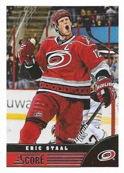 2013-14 Score - Red Back #74 Eric Staal Front