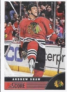 2013-14 Score - Red Back #105 Andrew Shaw Front