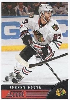 2013-14 Score - Red Back #106 Johnny Oduya Front