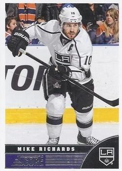 2013-14 Score - Red Back #221 Mike Richards Front
